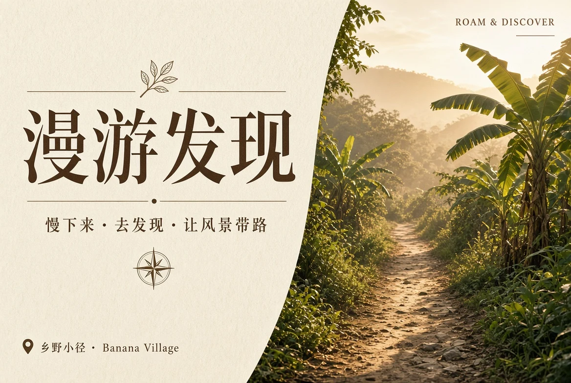 漫游发现栏目视觉