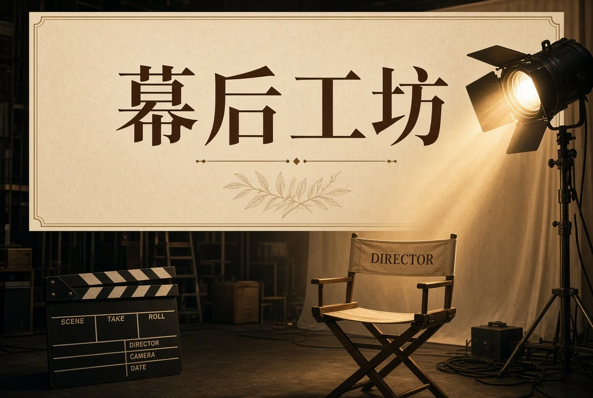 幕后工坊栏目视觉